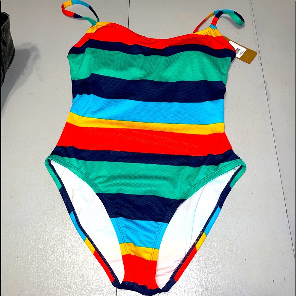 SPERRY One Piece Bathing Suit size Large NWT
